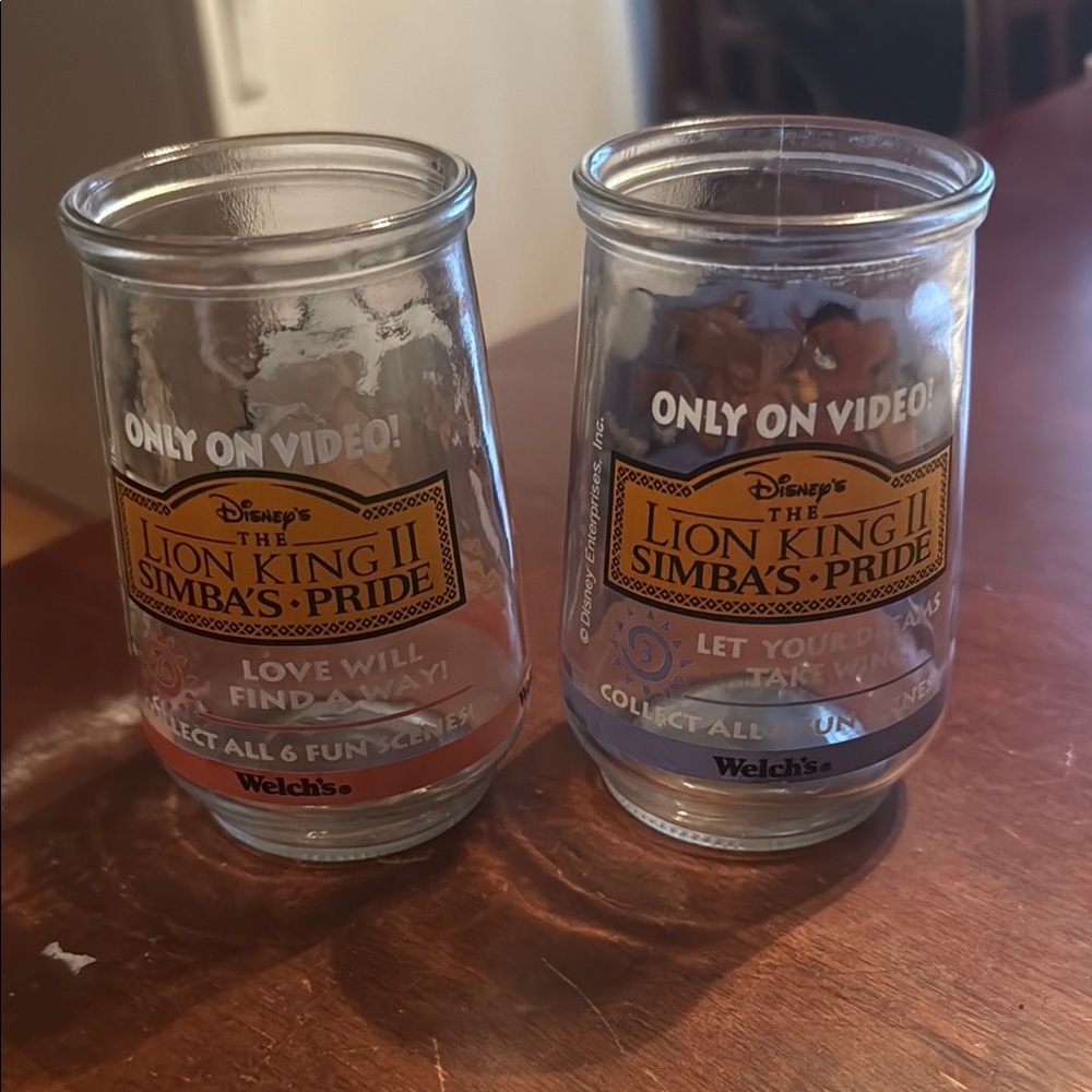 Disney Lion King II Glass Set